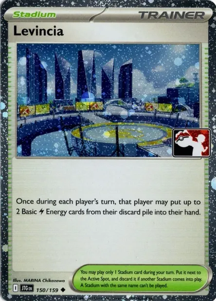 Levincia, Pokémon card PPS 150-6 — Play! Pokémon Prize Pack Series set