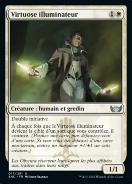Virtuose illuminateur, carte Magic SNC 17 — extension Les rues de la Nouvelle-Capenna