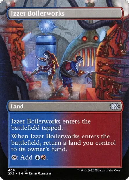 Izzet Boilerworks, Magic card 2X2 408 — Double Masters 2022 set