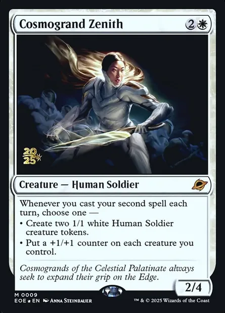Zénith cosmogrand, carte Magic PEOE 9s — extension Edge of Eternities Promos