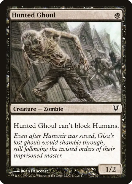 Hunted Ghoul, Magic card AVR 110 — Avacyn Restored set