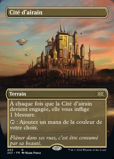 Cité d'airain, carte Magic 2X2 403 — extension Double Masters 2022