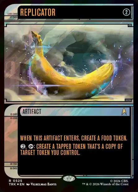 Replicator, carte Magic TRK 525 — extension Star Trek