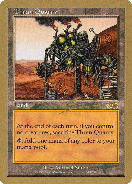 Thran Quarry, Magic card WC00 nl329 — World Championship Decks 2000 set