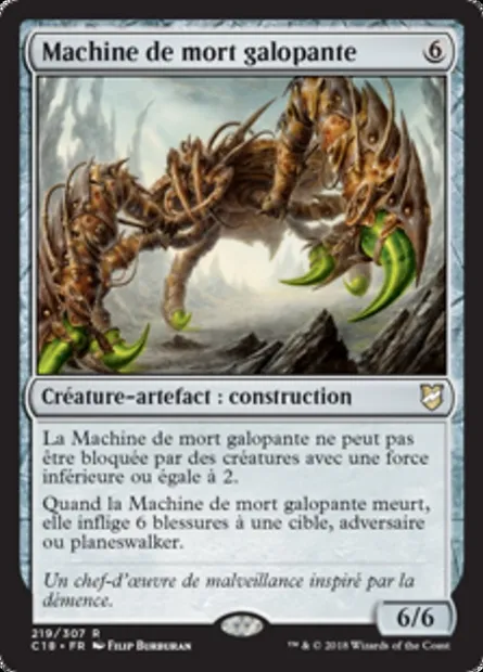 Machine de mort galopante, carte Magic C18 219 — extension Commander 2018