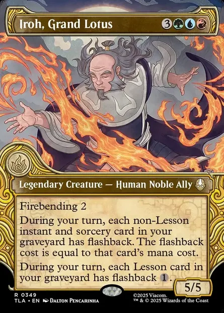 Iroh, Grand Lotus, Magic card TLA 349 — Avatar: The Last Airbender set