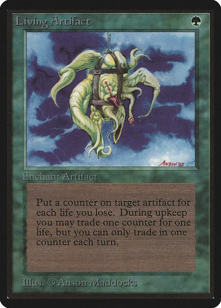 Living Artifact, Magic card LEB 209 — Limited Edition Beta set