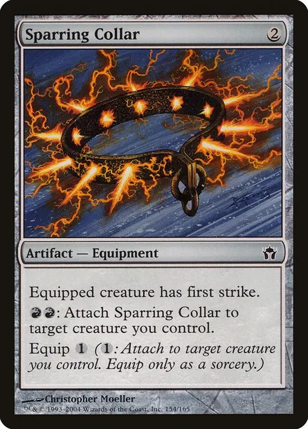 Sparring Collar, Magic card 5DN 154 — Fifth Dawn set