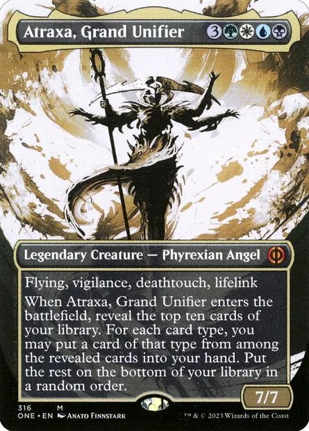 Atraxa, Grand Unifier, Magic card ONE 316 — Phyrexia: All Will Be One set