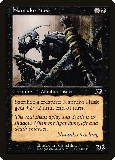 Nantuko Husk, Magic card ONS 159 — Onslaught set