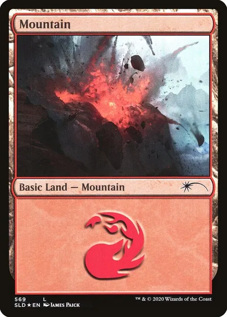 Mountain, Magic card SLD 569 — Secret Lair Drop set