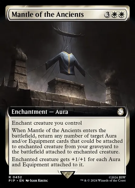 Mantle of the Ancients, Magic card PIP 452 — Fallout set