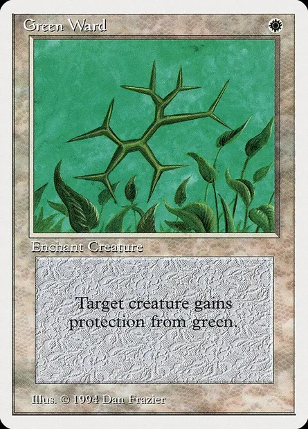 Green Ward, Magic card SUM 20 — Summer Magic / Edgar set