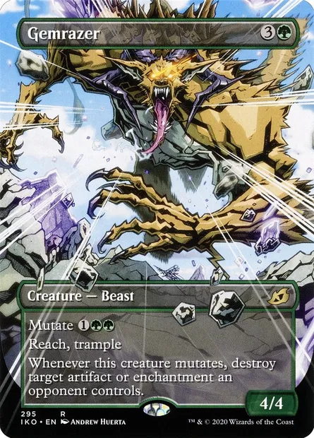 Gemrazer, Magic card IKO 295 — Ikoria: Lair of Behemoths set