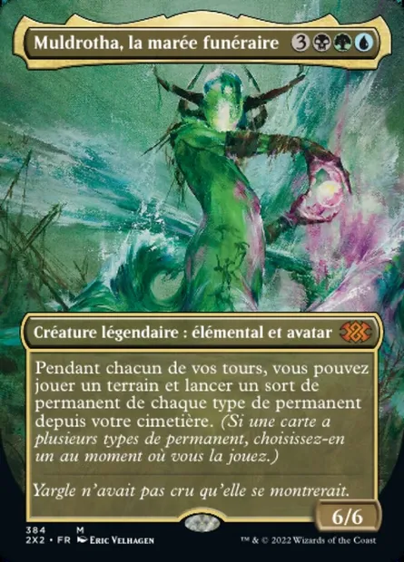 Muldrotha, la marée funéraire, carte Magic 2X2 384 — extension Double Masters 2022