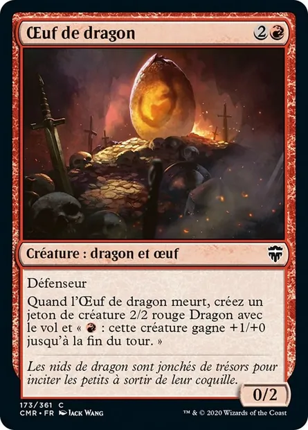 Œuf de dragon, carte Magic CMR 173 — extension Commander Legends