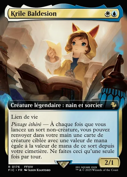Krile Baldesion, carte Magic FIC 176 — extension Final Fantasy Commander