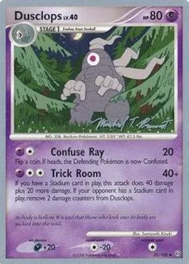 Dusclops Lv.40, carte Pokémon WCD10 035 — extension World Championship Decks 2010
