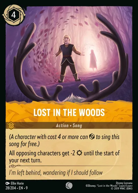 Lost in the Woods, Disney Lorcana card CH9-028 — Fabled set
