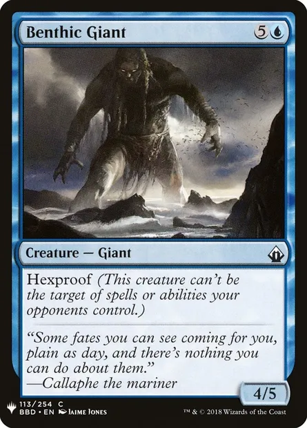 Benthic Giant, Magic card PLST BBD-113 — The List set