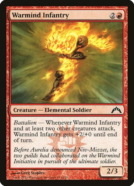 Warmind Infantry, Magic card GTC 111 — Gatecrash set