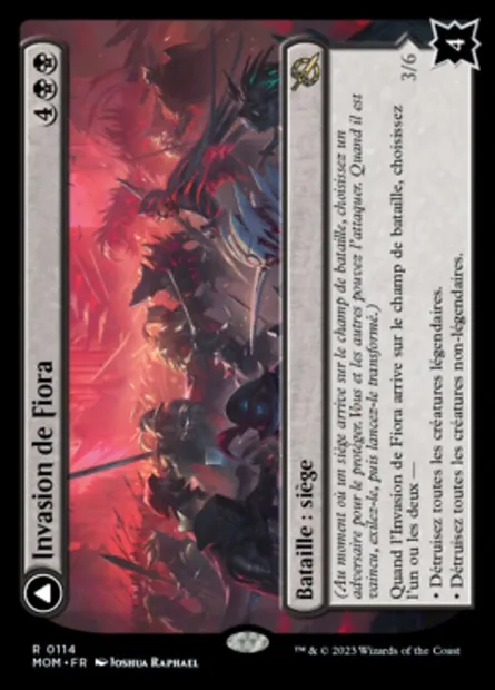Invasion de Fiora // Marchesa, monarque absolue, carte Magic MOM 114 — extension L'invasion des machines