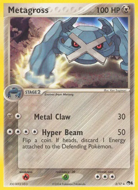 Metagross, Pokémon card P1 2 — POP Series 1 set