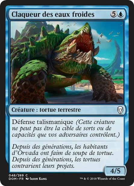 Claqueur des eaux froides, carte Magic DOM 48 — extension Dominaria