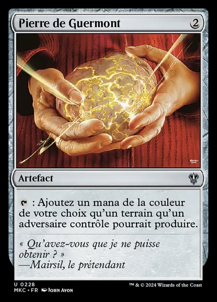 Pierre de Guermont, carte Magic MKC 228 — extension Murders at Karlov Manor Commander
