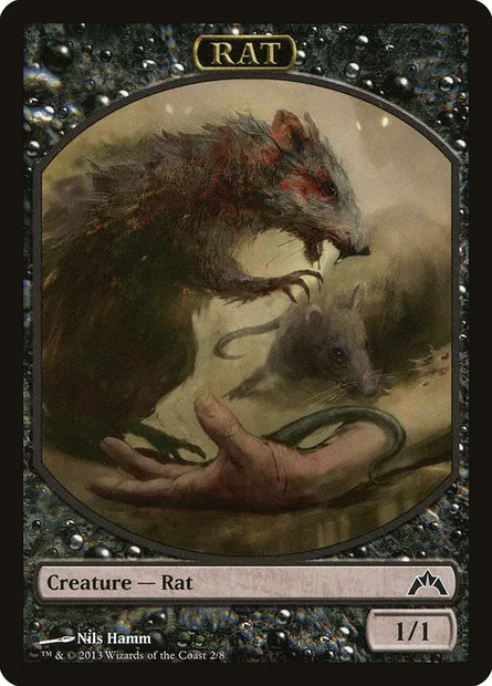 Rat, carte Magic TGTC 2 — extension Gatecrash Tokens