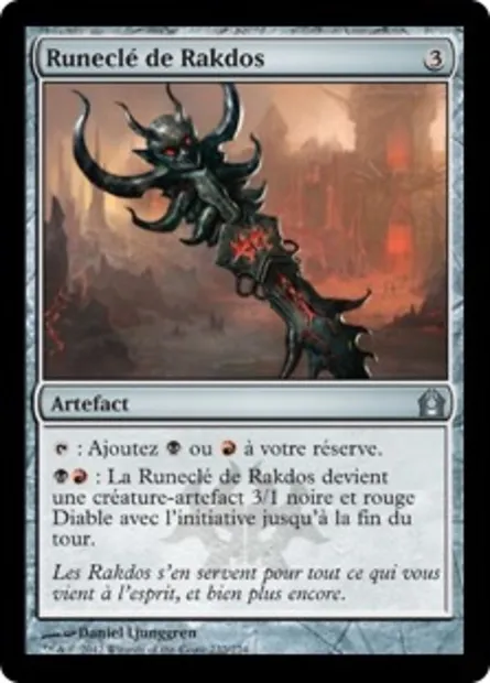 Runeclé de Rakdos, carte Magic RTR 232 — extension Retour à Ravnica