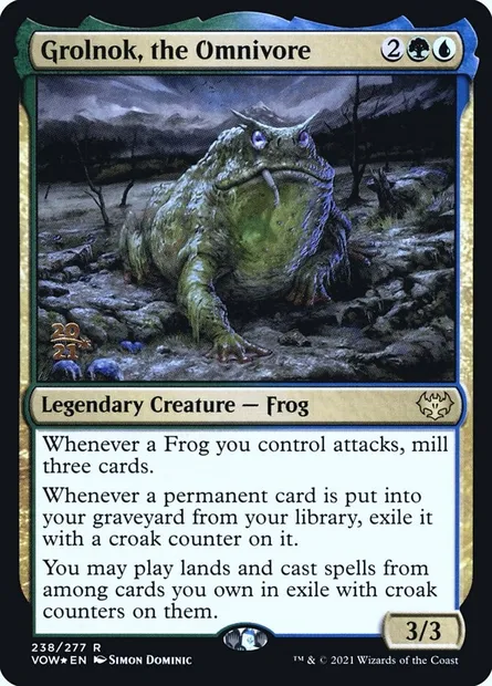 Grolnok, the Omnivore, Magic card PVOW 238s — Innistrad: Crimson Vow Promos set