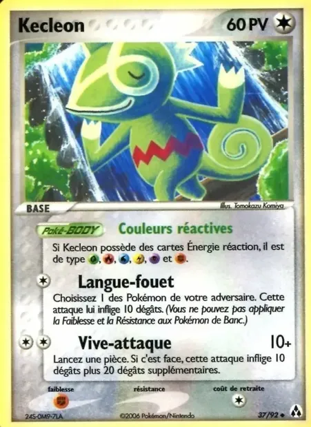 Kecleon, carte Pokémon LM 37 — extension EX Créateurs de légendes