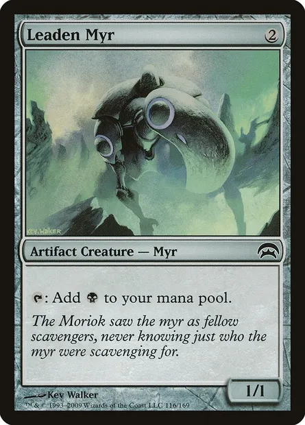 Leaden Myr, Magic card HOP 116 — Planechase set