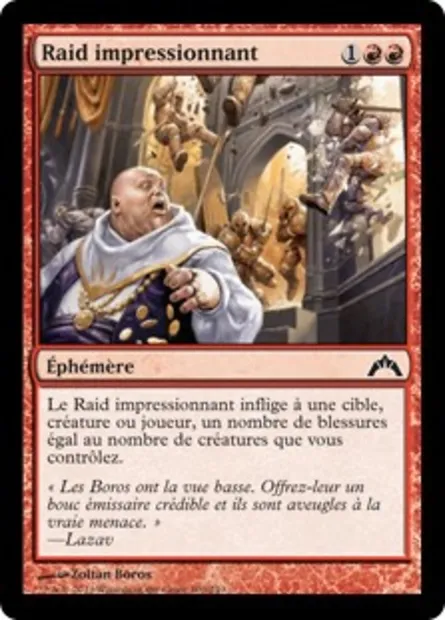 Raid impressionnant, carte Magic GTC 100 — extension Insurrection