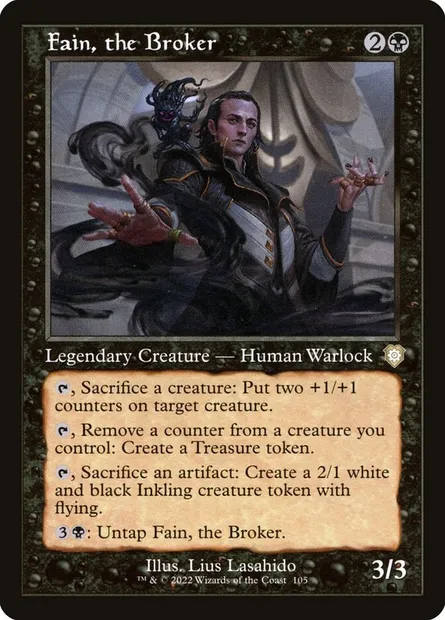 Fain, the Broker, Magic card BRC 105 — The Brothers' War Commander set
