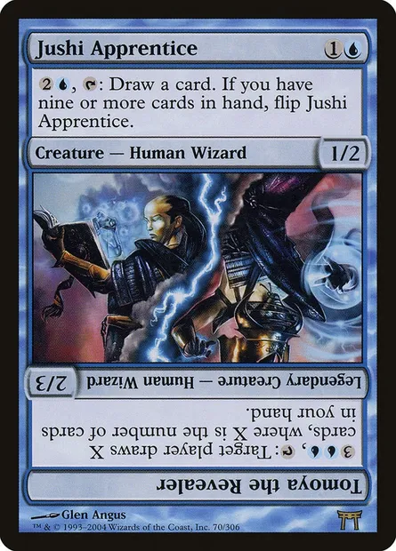 Jushi Apprentice // Tomoya the Revealer, carte Magic CHK 70 — extension Guerriers de Kamigawa