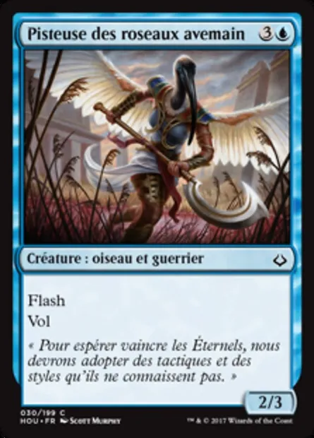 Pisteuse des roseaux avemain, carte Magic HOU 30 — extension L’âge de la destruction