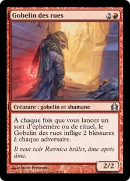 Gobelin des rues, carte Magic RTR 98 — extension Retour à Ravnica