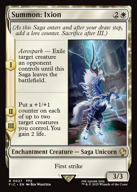 Summon: Ixion, Magic card FIC 27 — Final Fantasy Commander set