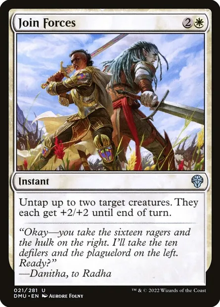 Join Forces, Magic card DMU 21 — Dominaria United set