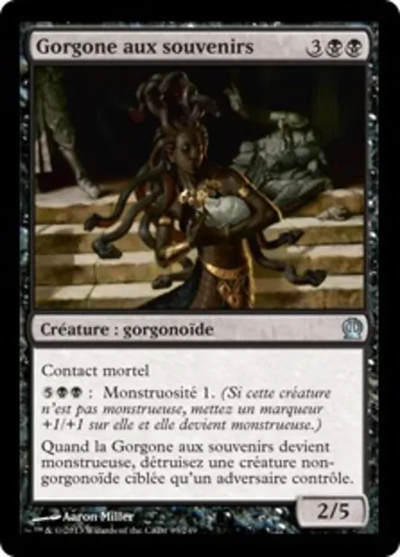 Gorgone aux souvenirs, carte Magic THS 93 — extension Theros