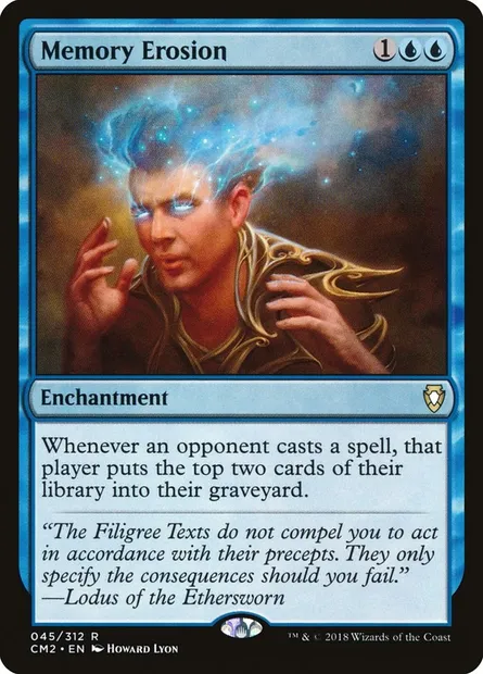 Memory Erosion, Magic card CM2 45 — Commander Anthology Volume II set