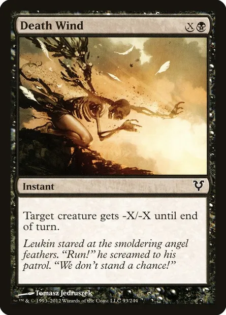 Death Wind, Magic card AVR 93 — Avacyn Restored set
