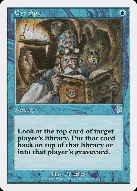 Oeil espion, carte Magic S99 38 — extension Starter 1999