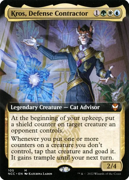 Kros, Defense Contractor, Magic card NCC 105 — New Capenna Commander set