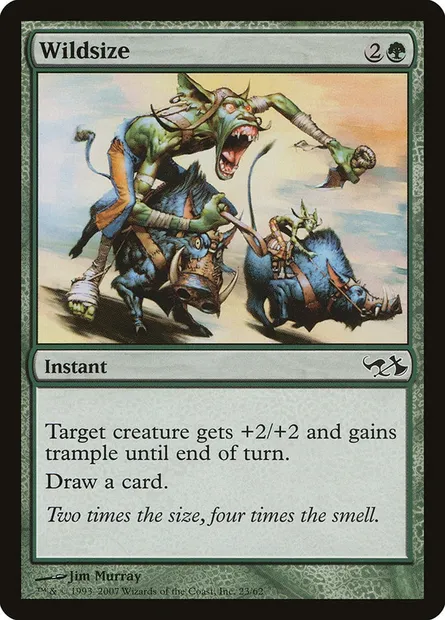 Wildsize, Magic card DD1 23 — Duel Decks: Elves vs. Goblins set
