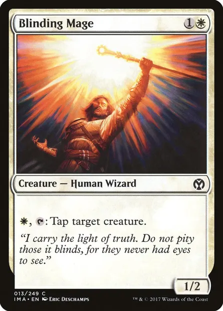 Mage aveuglant, carte Magic IMA 13 — extension Iconic Masters