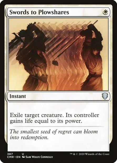 Swords to Plowshares, Magic card CMR 387 — Commander Legends set