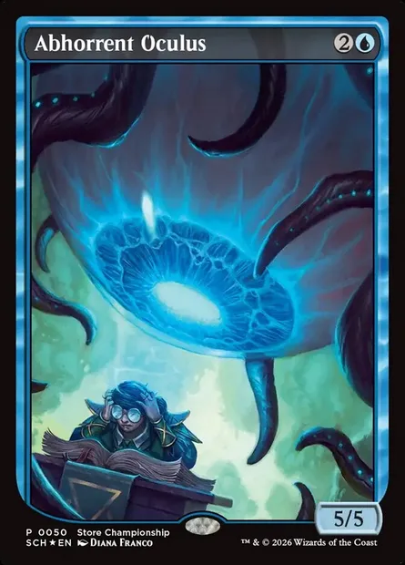 Oculus abject, carte Magic SCH 50 — extension Store Championships